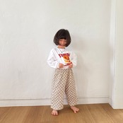 韓国子供服 / 26Autumn / 〖取寄〗Nightbebe / ドーナツ長袖Tシャツ / キッズ服 * XS~XL*