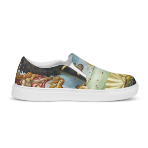 【サンドロ・ボッティチェッリ 】～ヴィーナスの誕生～絵画スニーカー/スリッポンシューズ