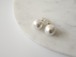 14k cotton pearl pierce
