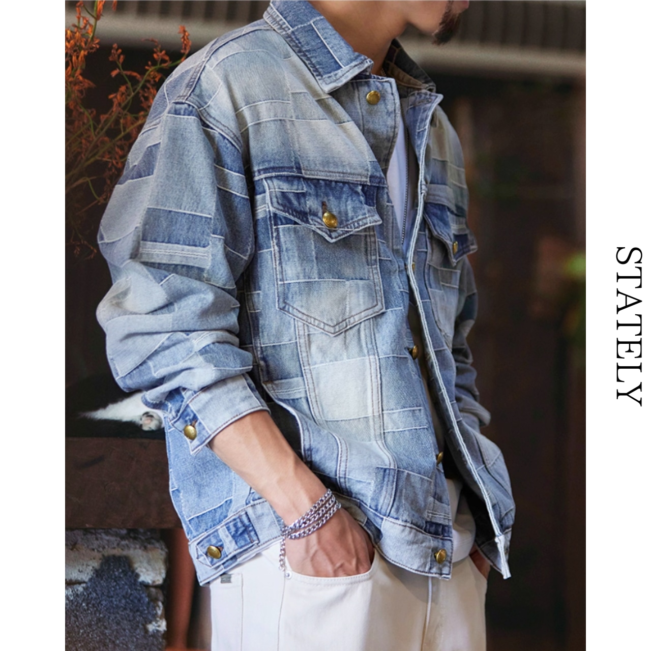 Patchwork Denim Jacket_O14・画像8