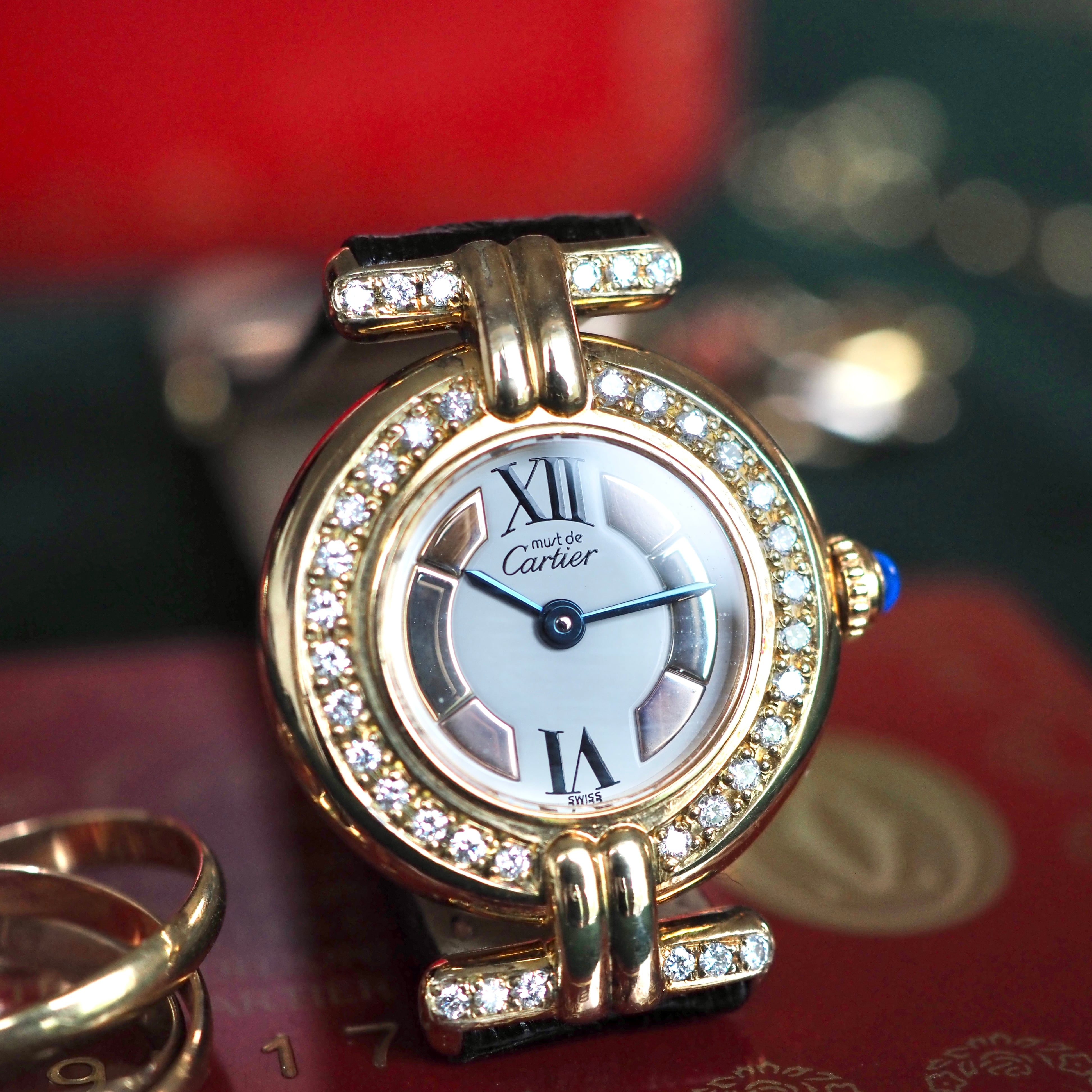 Cartier カルティエ マストコリゼ ダイヤベゼル スリーカラー