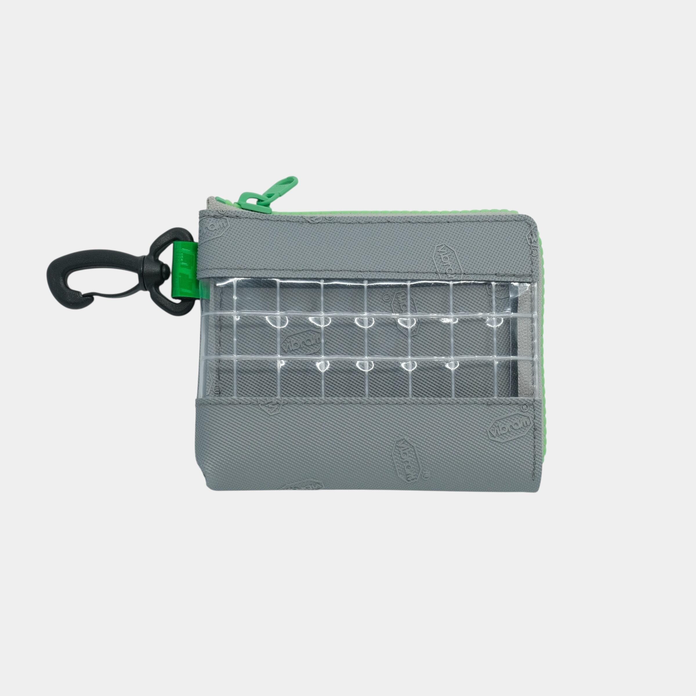 vibram Lzip wallet (silver×orange) | THISWAY