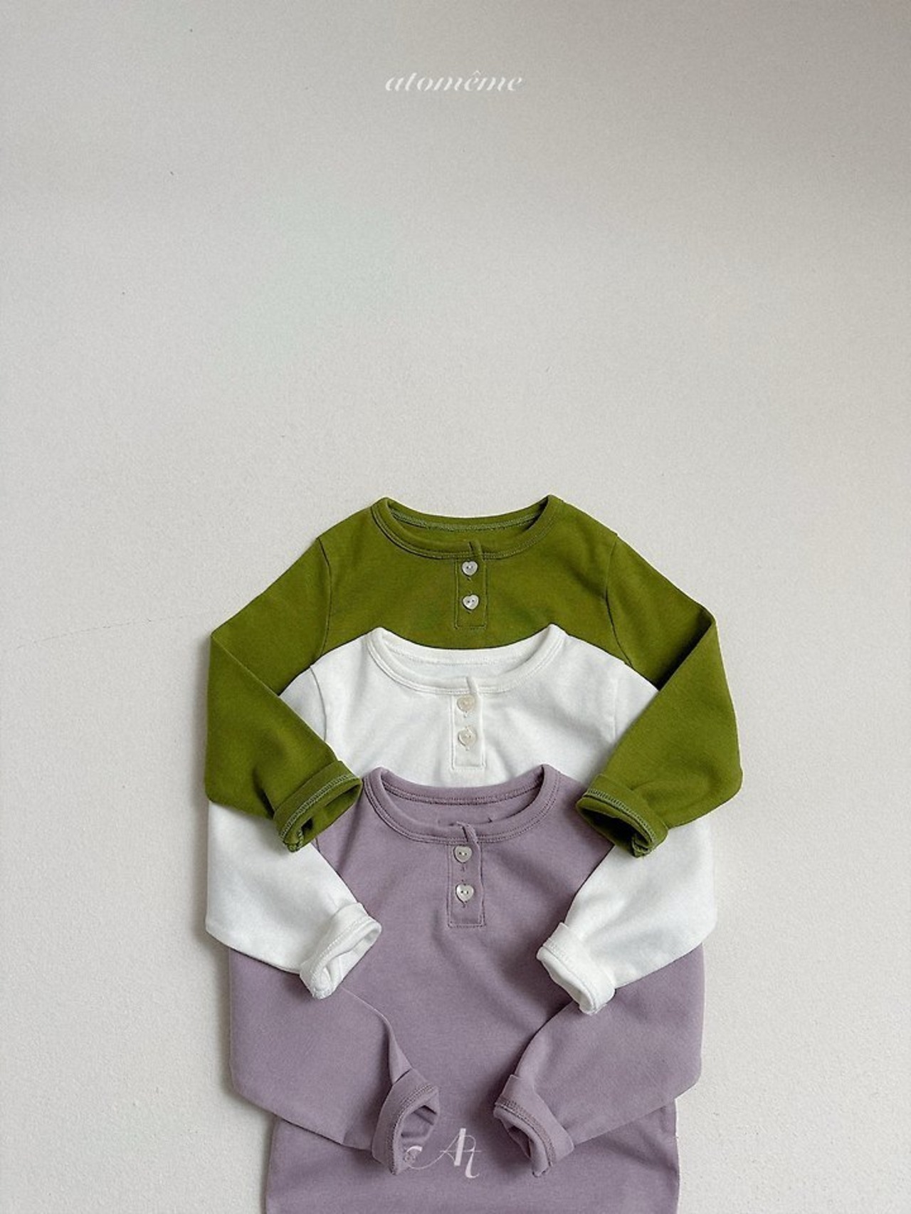 韓国子供服 / Atomeme / 26Autumn / More T-Shirt / 秋服 *S~XL*