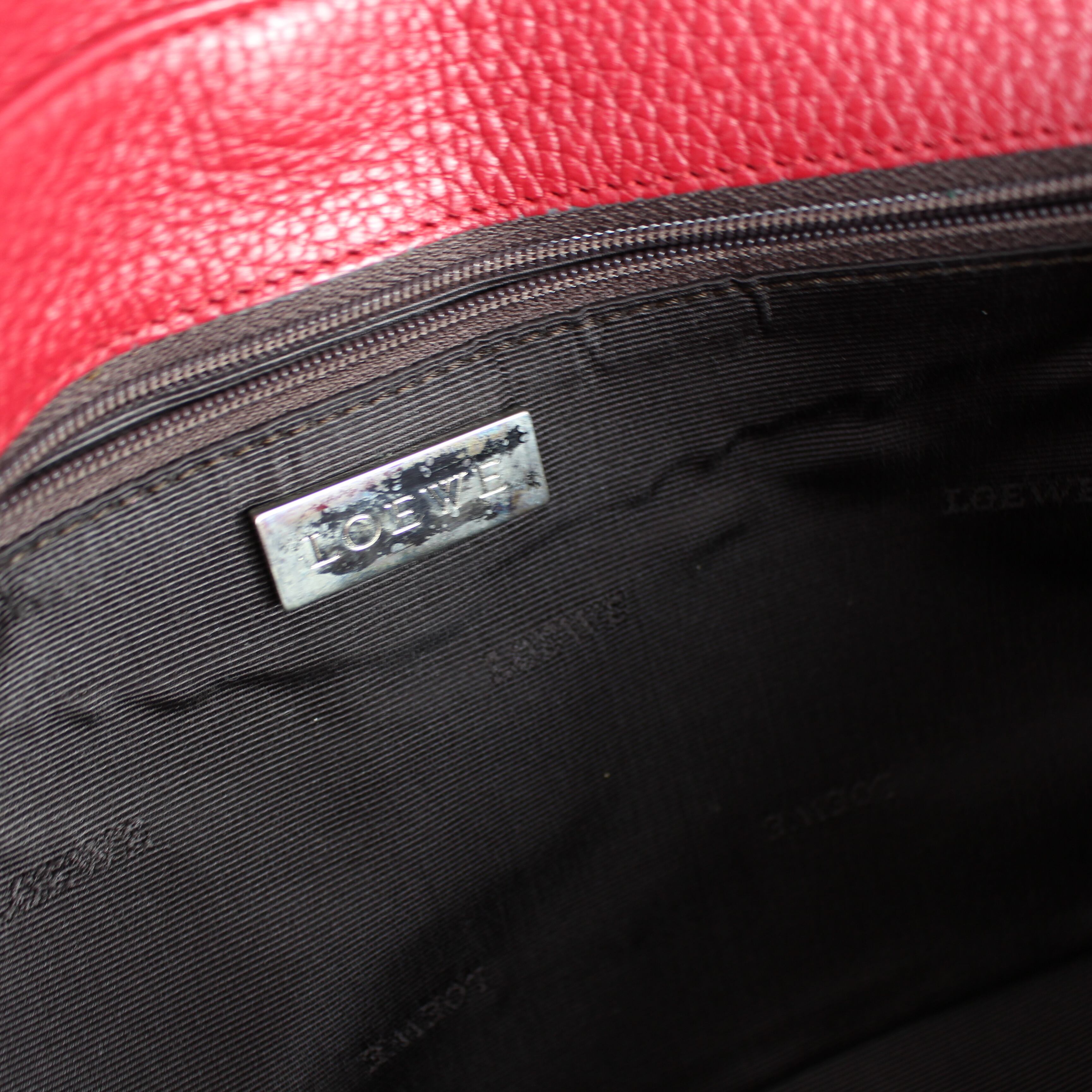 LOEWE BELT DESIGN LEATHER HAND BAG/ロエベベルトデザインレザー