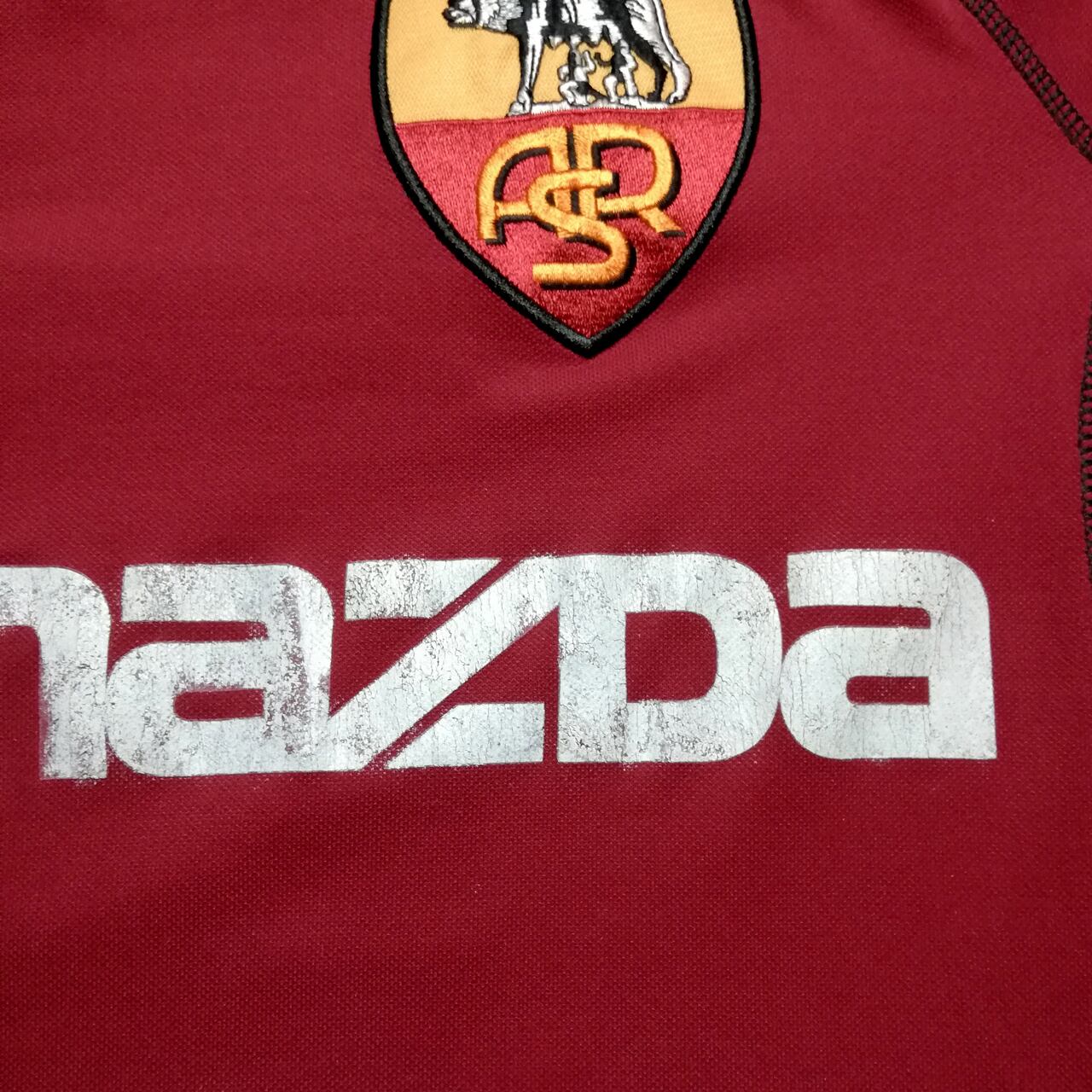 USED】ローマ 2002-03 Kappa ホーム長袖 ユニフォーム #10 TOTTI