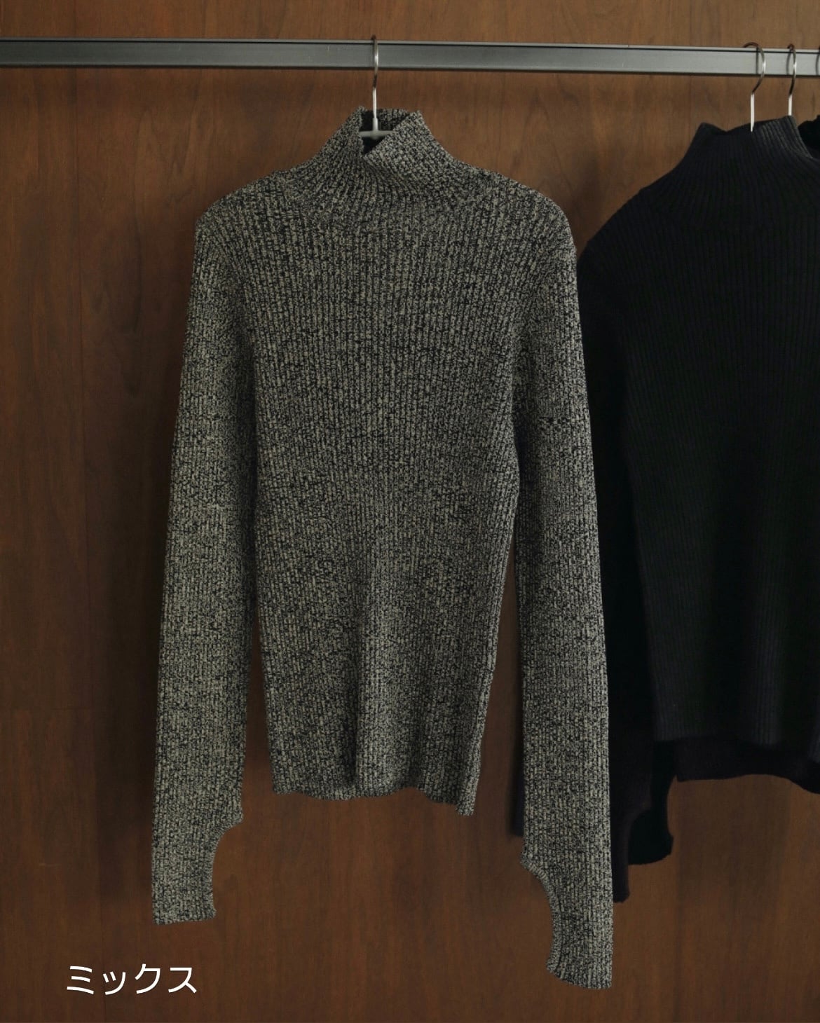 anuke 】Slit Turtle Knit | valance 福井｜レディース セレクト