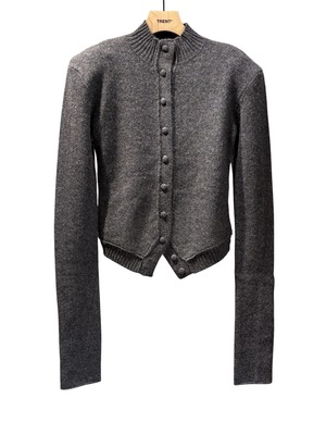 【26AW | WOMEN】MUKCYEN ムッシャン /  カーディガン / yak arc cardigan M269CD02