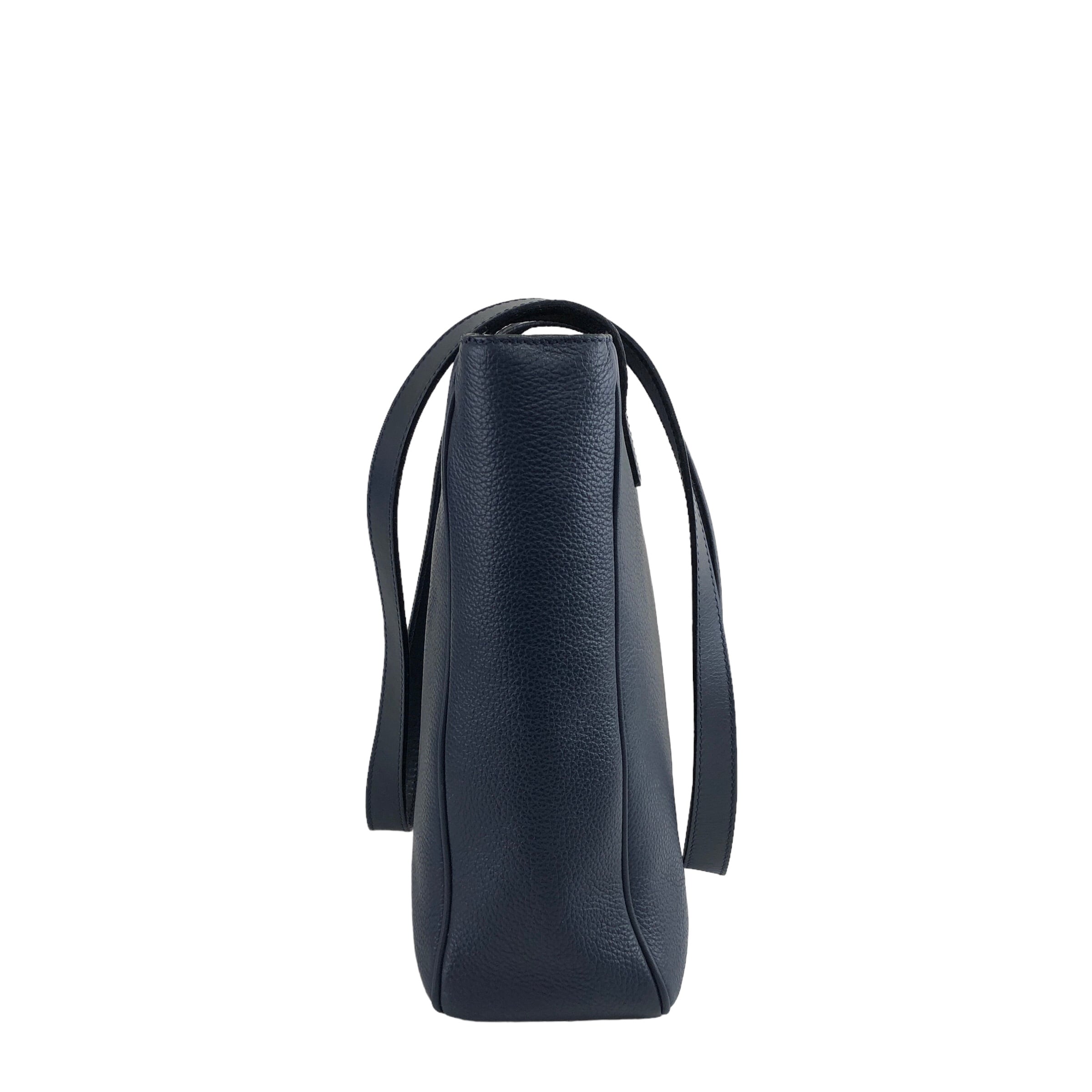 CELINE セリーヌ　トートバッグ ネイビー CELINE セリーヌ トートバッグ ネイビー レザー vintage ヴィンテージ