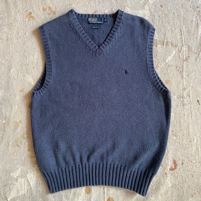 1990s  Polo Ralph Lauren  Knit Vest  M  G095