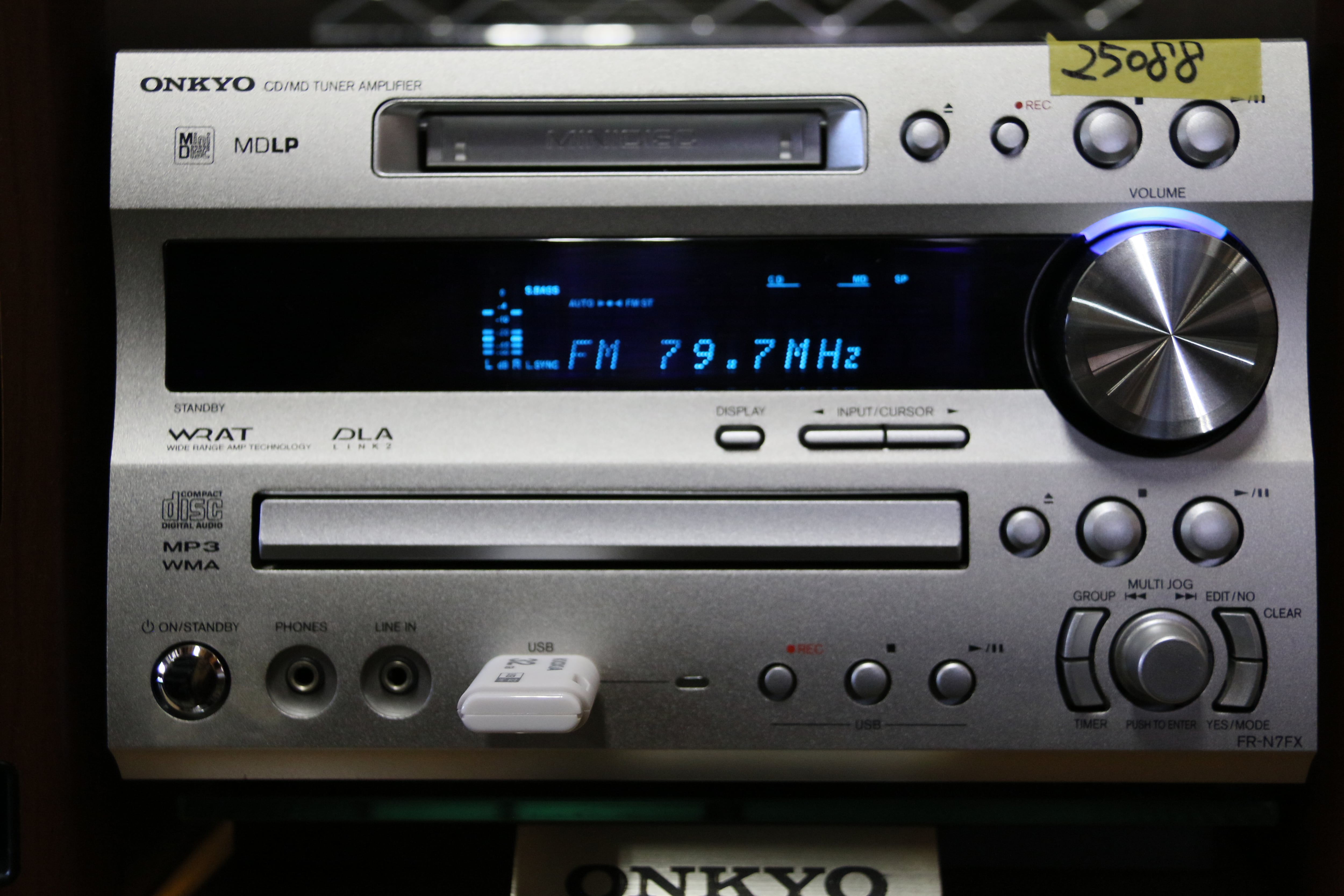 高音質で多機能！】ONKYO FR-N7FX ＆ D-N7FX MD/CD/USB/ｱﾝﾌﾟ/ﾁｭｰﾅ