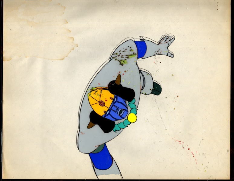 アニメ/鋼鉄ジーグ セル画「ハニワ幻人 タケル」 東映版 セル画と原画