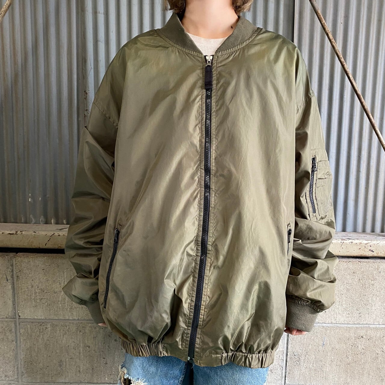 ビッグサイズ 00年代 OLD GAP オールドギャップ MA-1タイプ ナイロン  