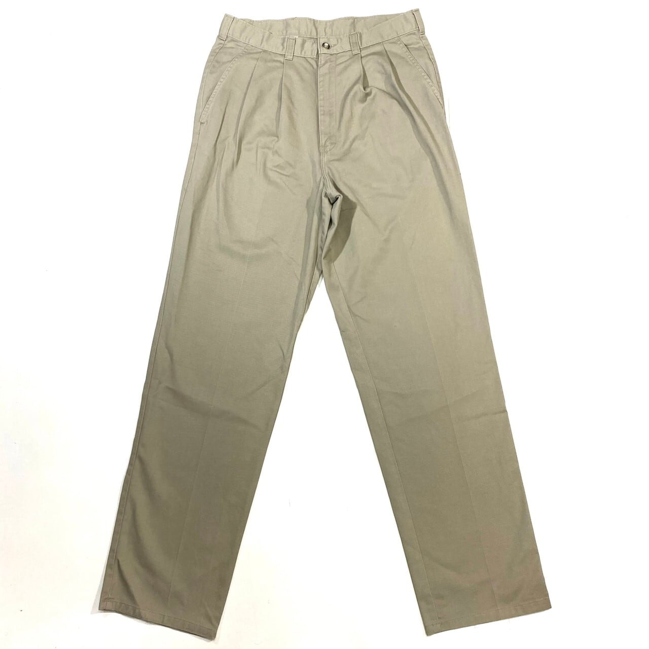 USA製 Dickies ディッキーズ 2タック ワークパンツ ベージュ色 USA製 Dickies ディッキーズ 2タック ワークパンツ ベージュ色