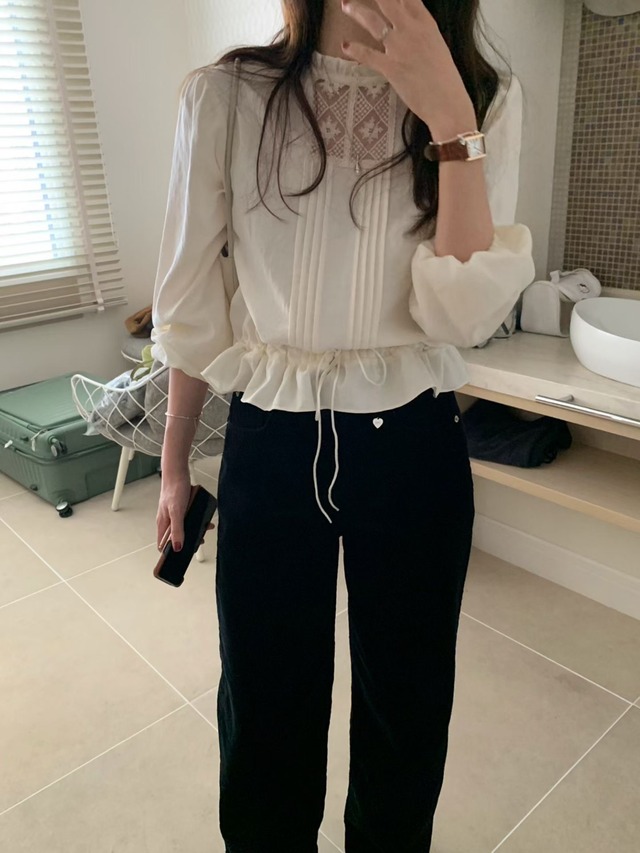 (予約) pretty young thing / Breeze blouse 1color