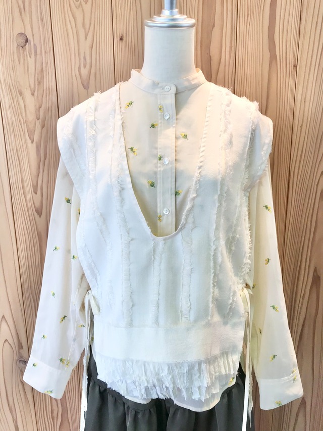 ☆再入荷【HiROMITHiSTLE】素材MIXジレ