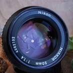 【特上品】銘玉 AI Nikkor  50mm f1.4 マニュアルレンズのスタンダード