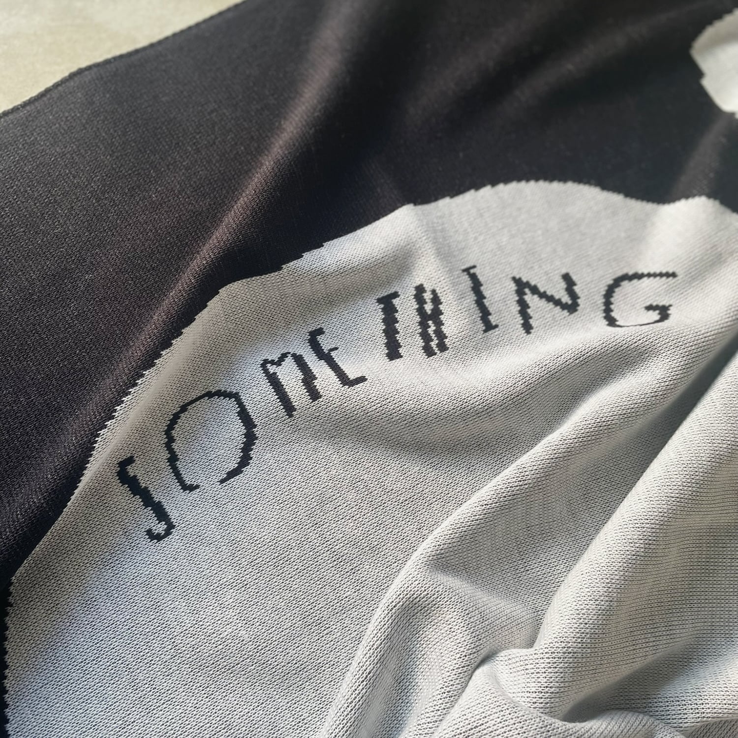 Kazuki Kamamura】鎌村和貴 KNIT BLANKET SOMETHING ニットショール