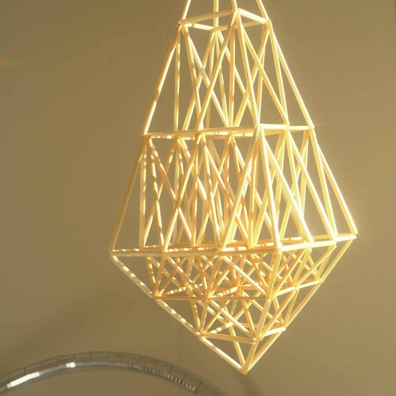 海の光のヒンメリ - L - ✧ Moon / Ocean Origin Light