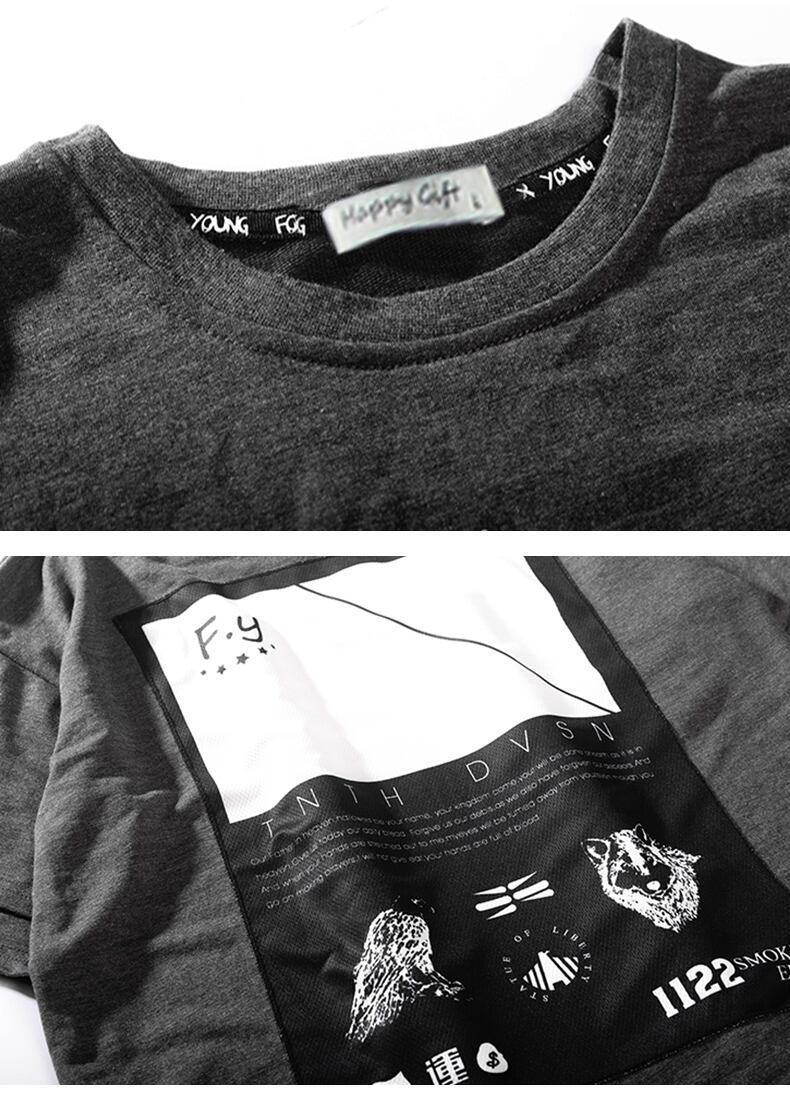 全2色 Tシャツ カットソー プリント カジュアル ストリート 