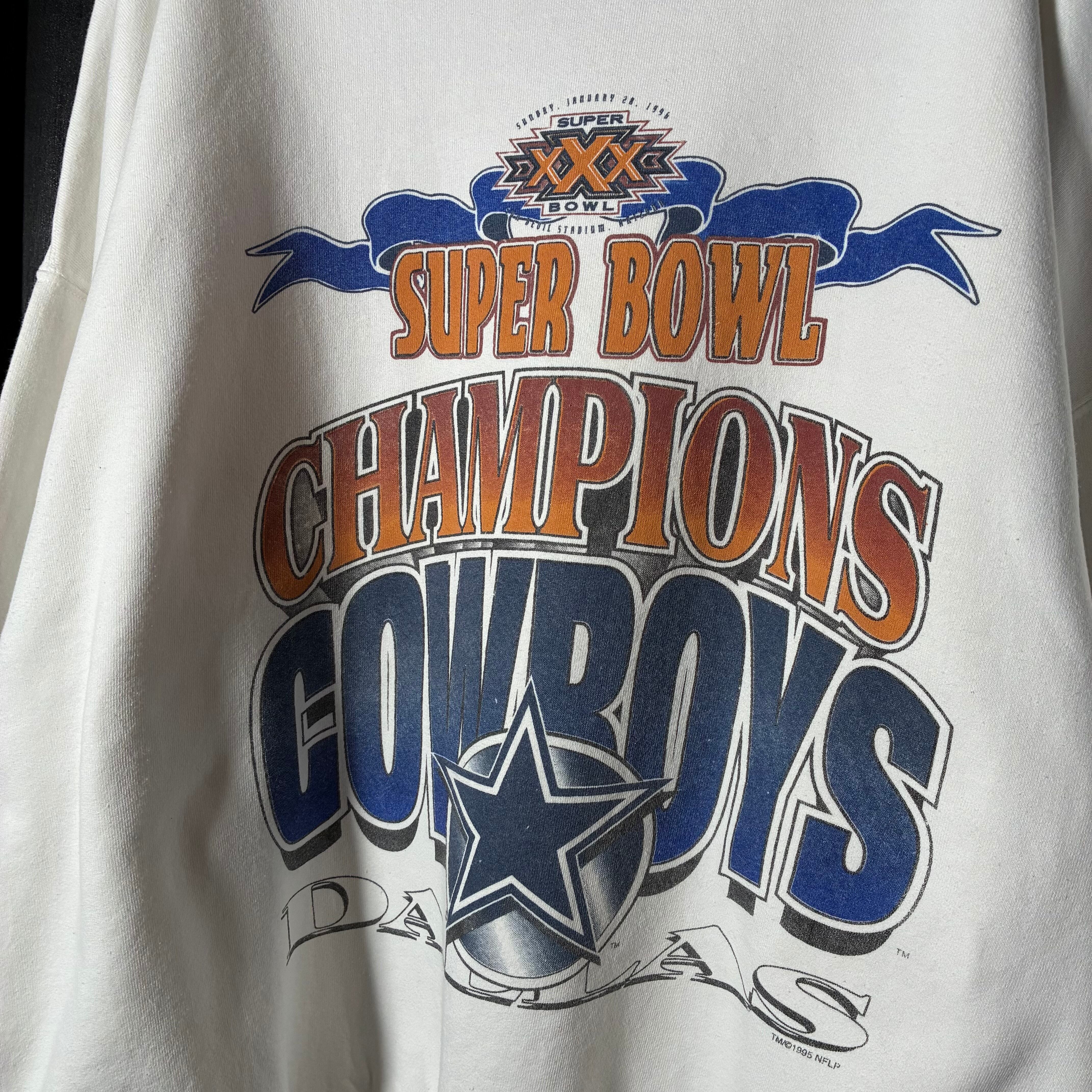 90s USA製 NFL SUPER BOWL COWBOYS スウェット XXL | 古着屋 the moon