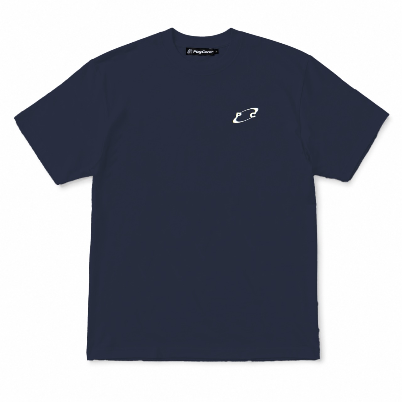 3D Oval Logo Tee / NAVY - 1