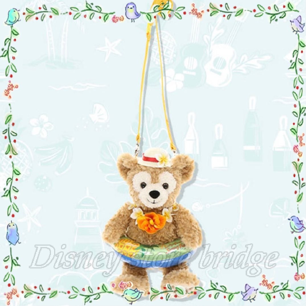 ダッフィー パスケース ぬいぐるみ サニーファン 浮き輪 ダッフィー&フレンズ ディズニーシー 公式 ダッフィー サニーファン2021 グッズ 夏のイベント