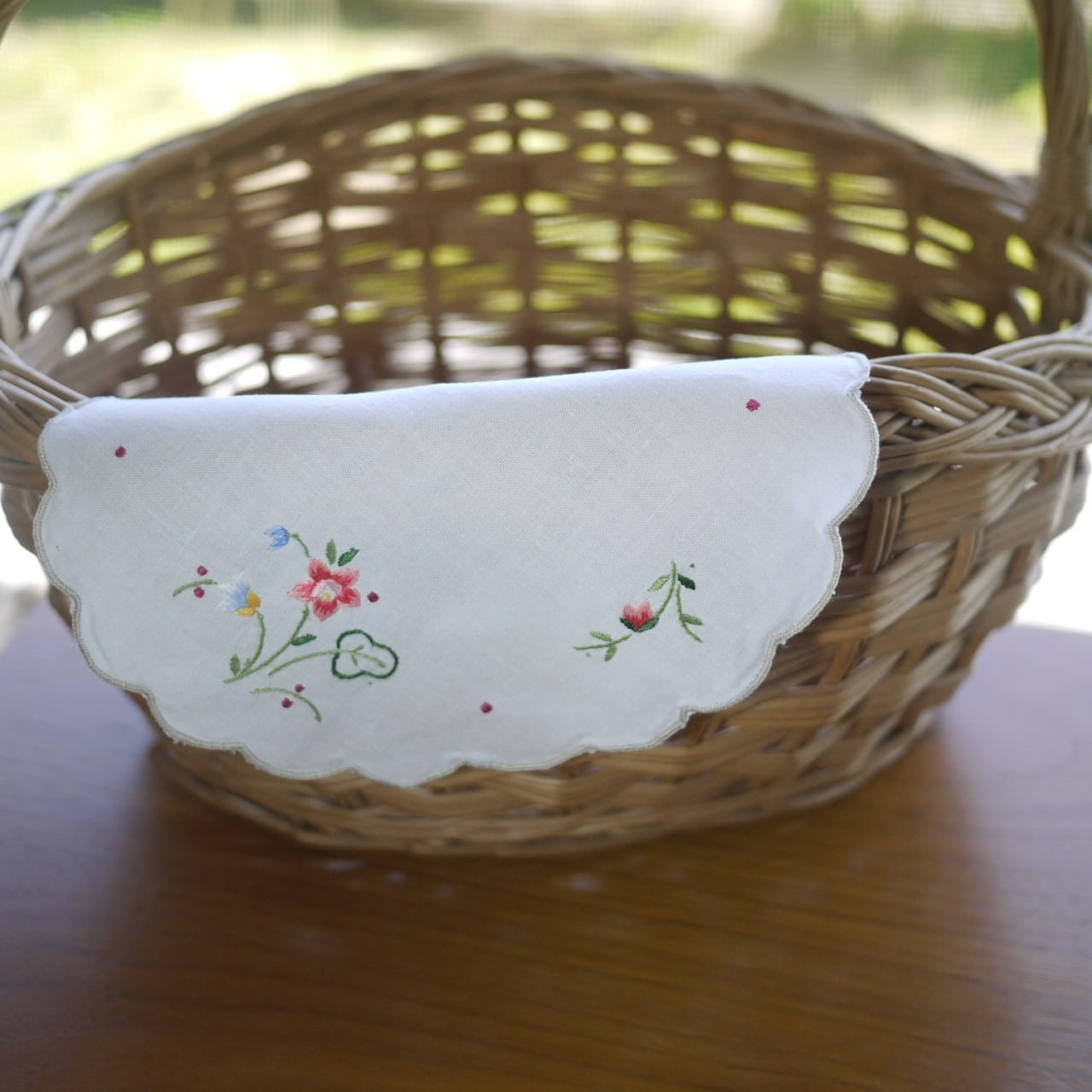 刺繍ドイリー 小花 ドイツ