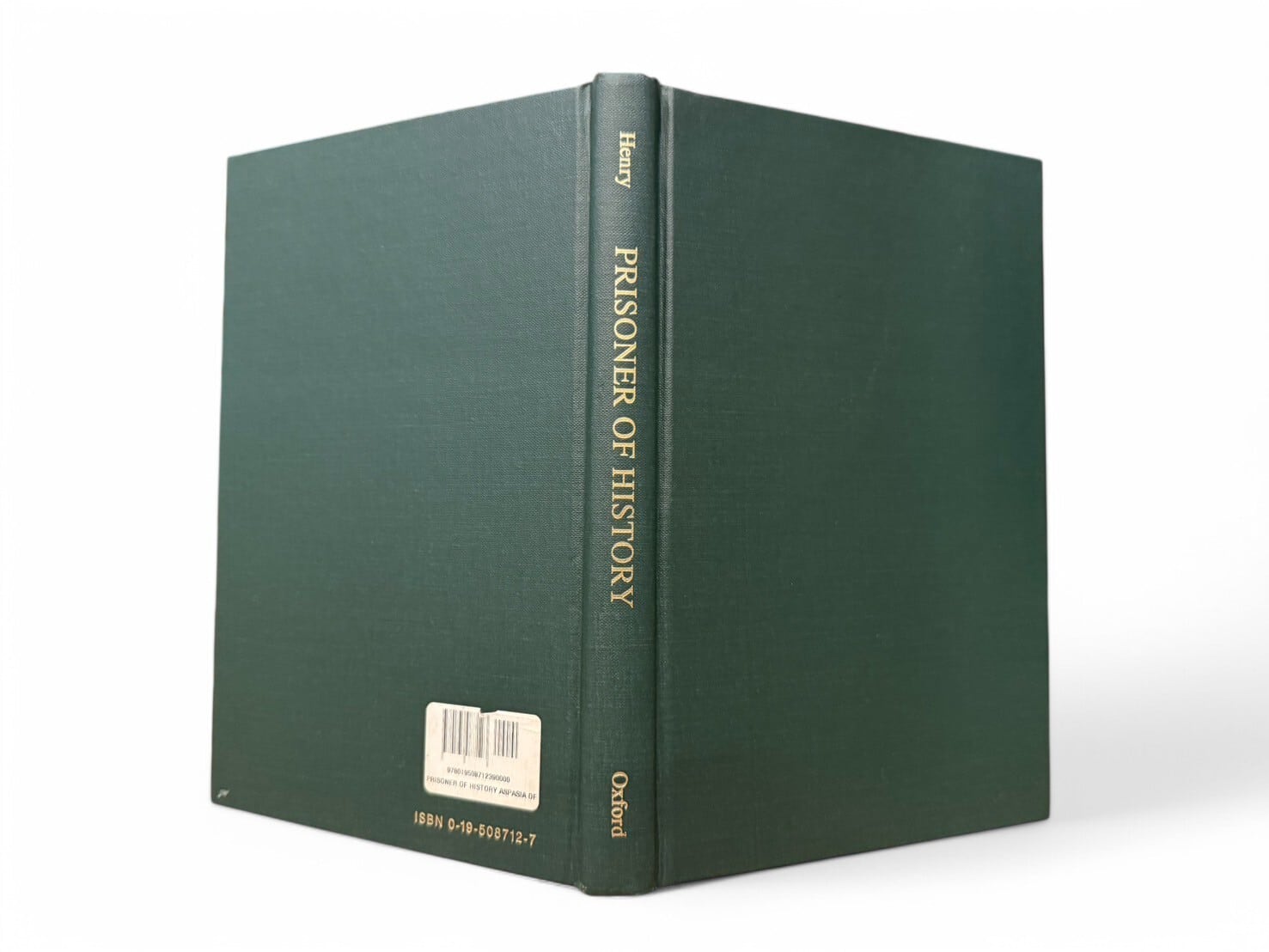 【SCT005】【FIRST EDITION】Prisoner of History: Aspasia of Miletus and Her Biographical Tradition(1995) /Madeleine M. Henry