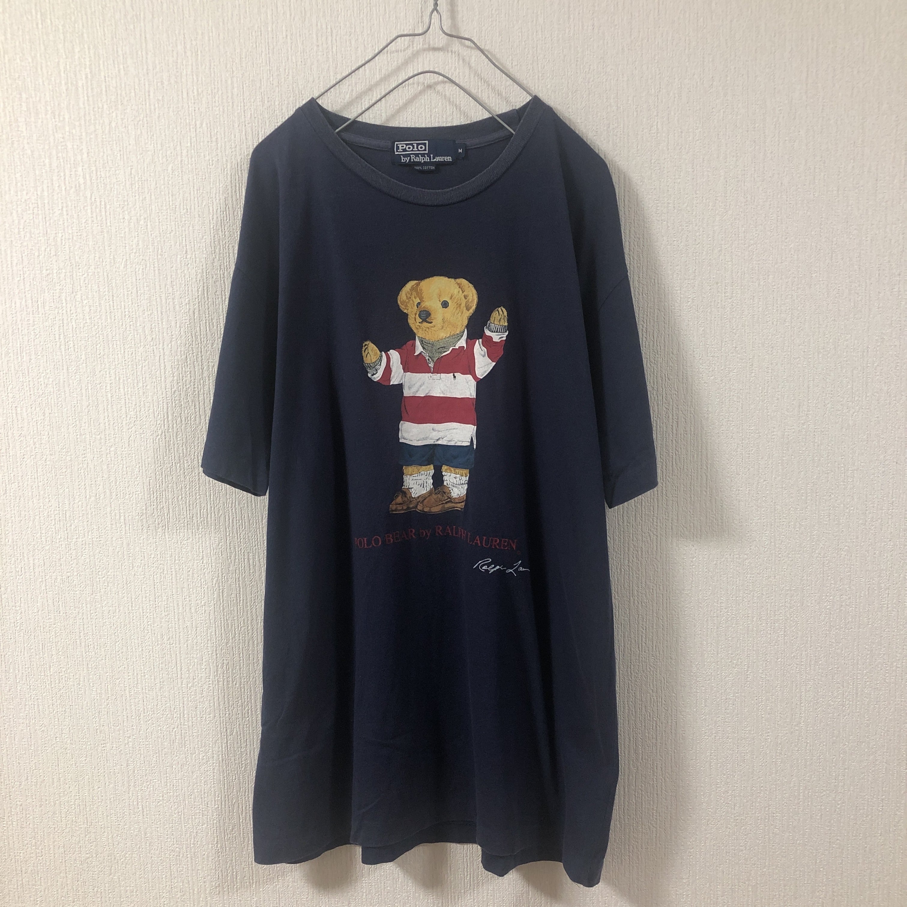 ポロベア　polo bear グレー　灰色　ロンT シャツ　メンズ　レディース