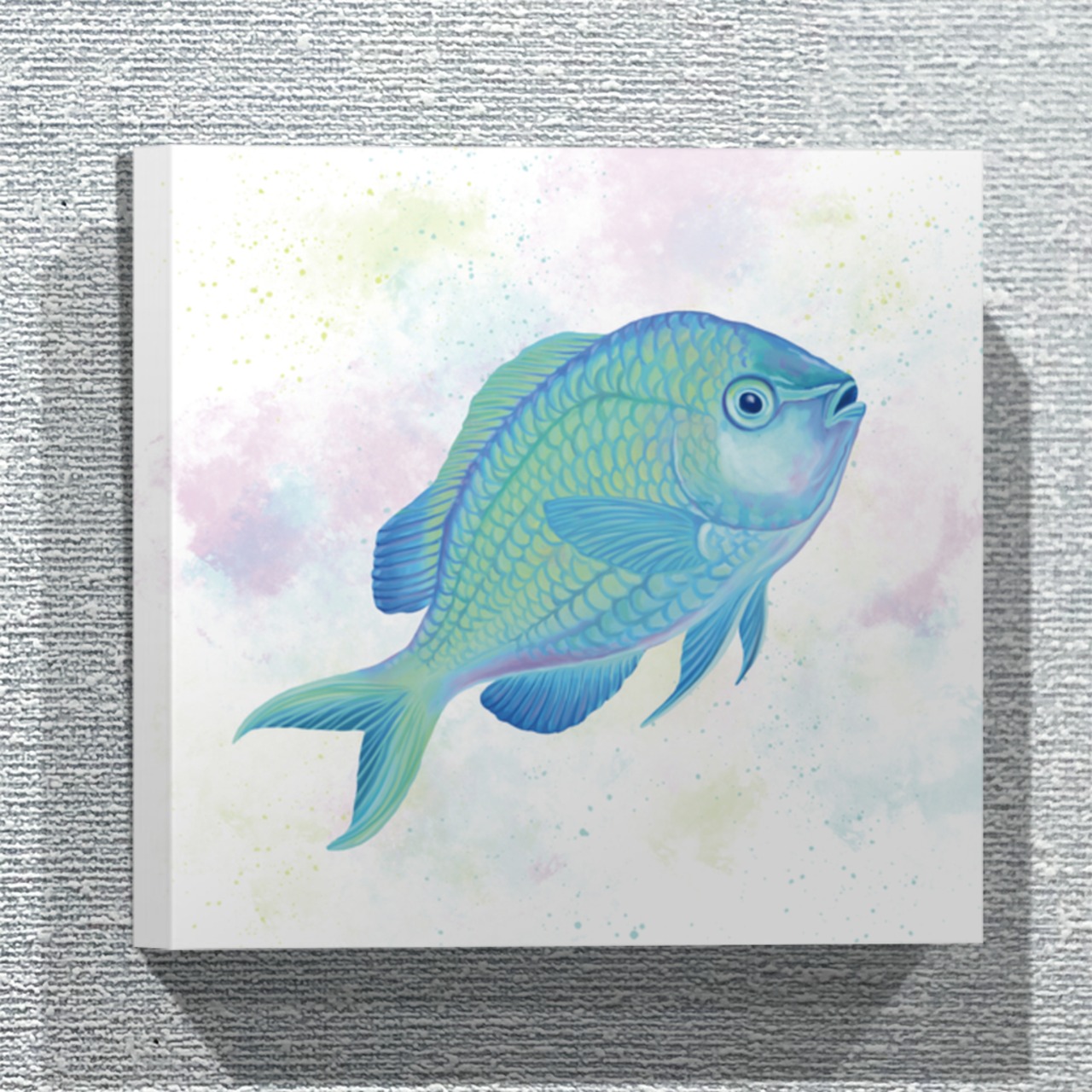 【ファブリックパネル／30×30cm】デバスズメダイ
