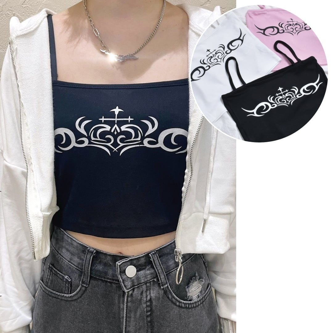 ハートトライバル キャミソール | VOLCAN&APHRODITE