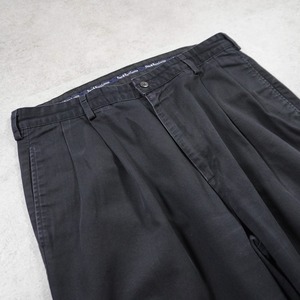 90s Polo by Ralph Lauren POLO CHINO HAMMOND "made in USA" black W35L32 古着