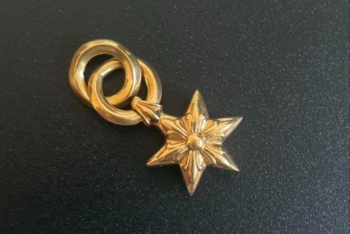 CHROME HEARTS クロムハーツ 22k スター ネックレス チャーム