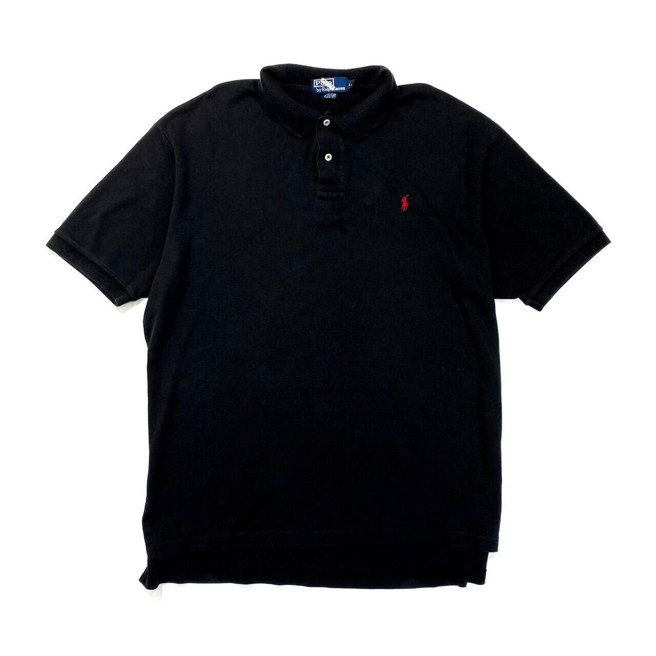 Ralph Lauren ラルフローレン ポロシャツ メンズXL ブラック 黒色 古着