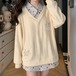 2色／スターデザインドッキングトップス ・79350