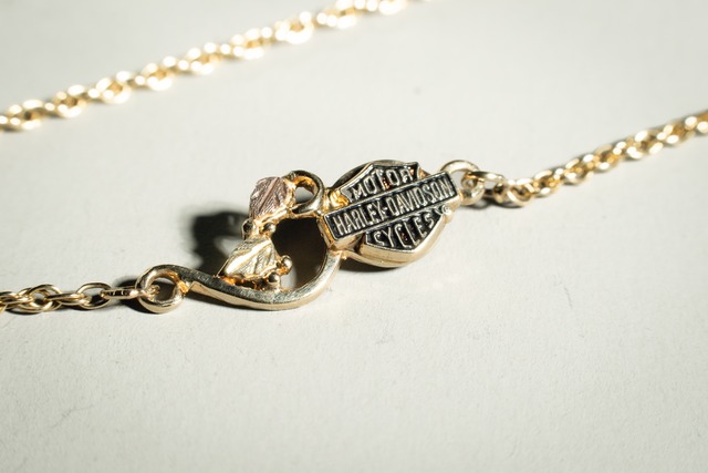 Official Harley Davidson Vintage Gold Leaf Bracelet