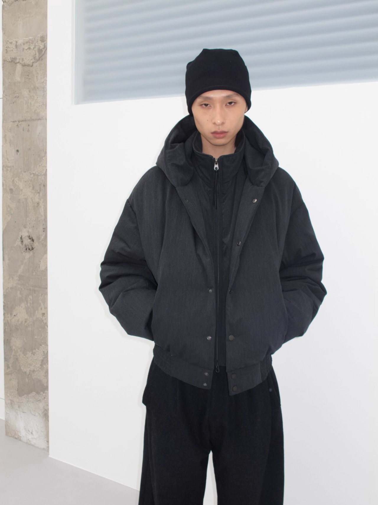 Yausye Padded Drop Shoulder Jacket