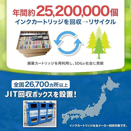 Amazon.co.jp限定】ジット ブラザー(brother) LC217/215-4PK 対応 4色