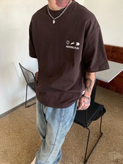 バックプリントTシャツ A4079