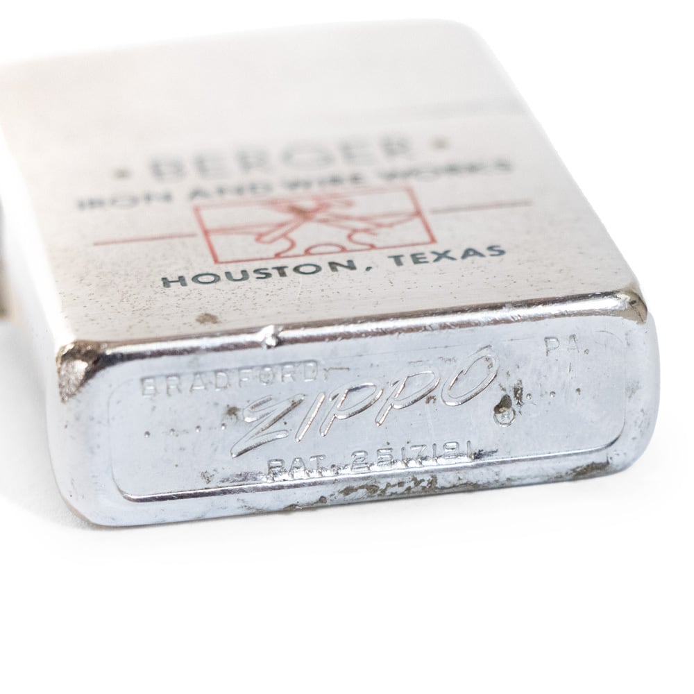 ZIPPO ジッポー ビンテージ オイルライター BERGER IRON AND WIRE