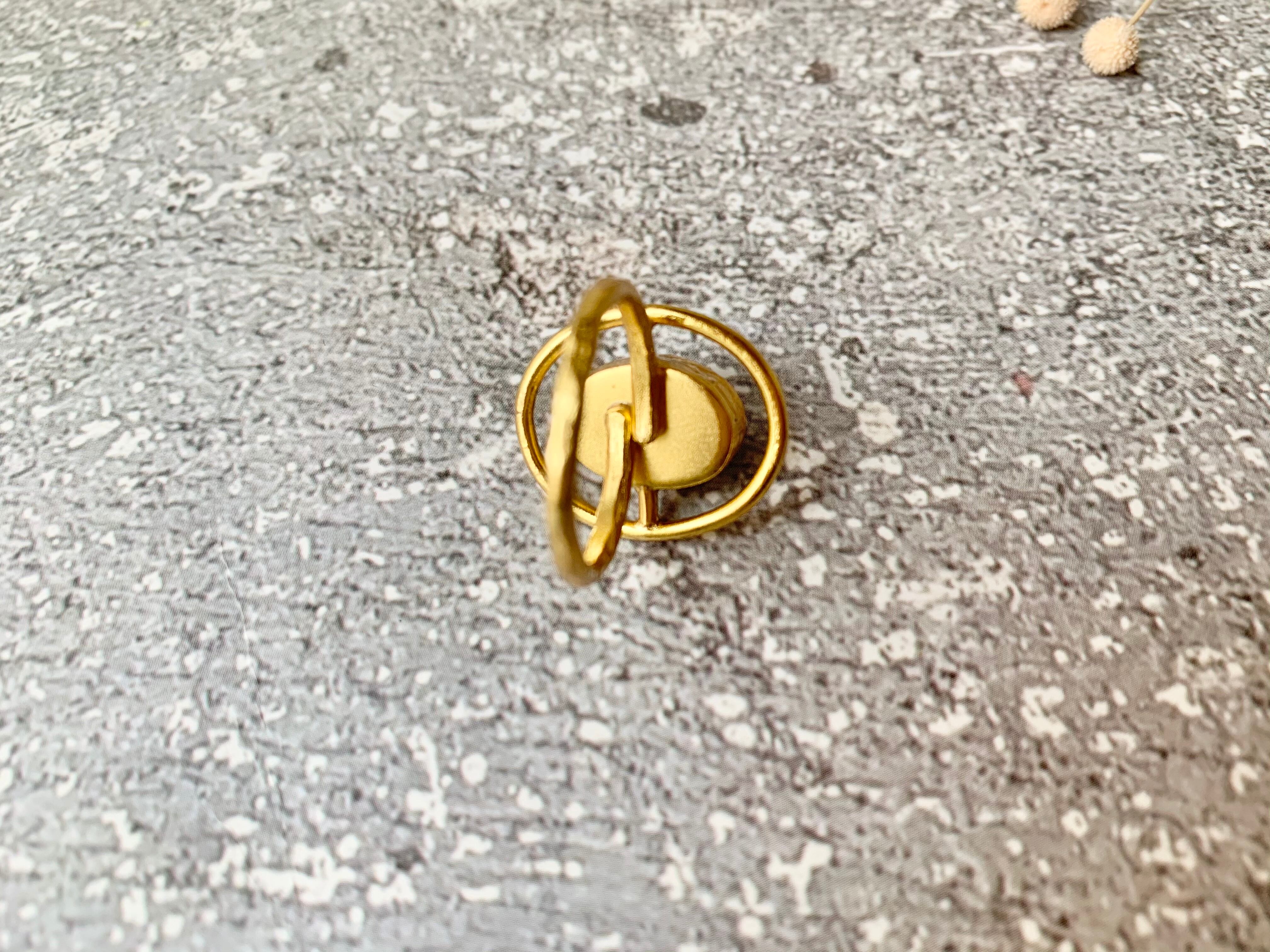 トルコ天然石リング3M