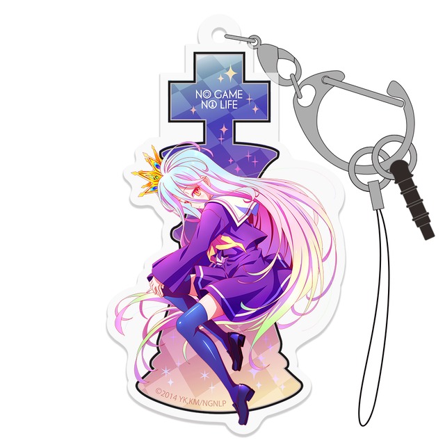 ノーゲーム・ノーライフ 「白」 デザインアクリルマルチキーホルダー
