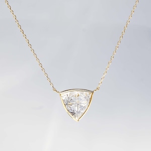 KIRIKO / Rock Crystal Necklace (Trilliant / KN001-CQ)