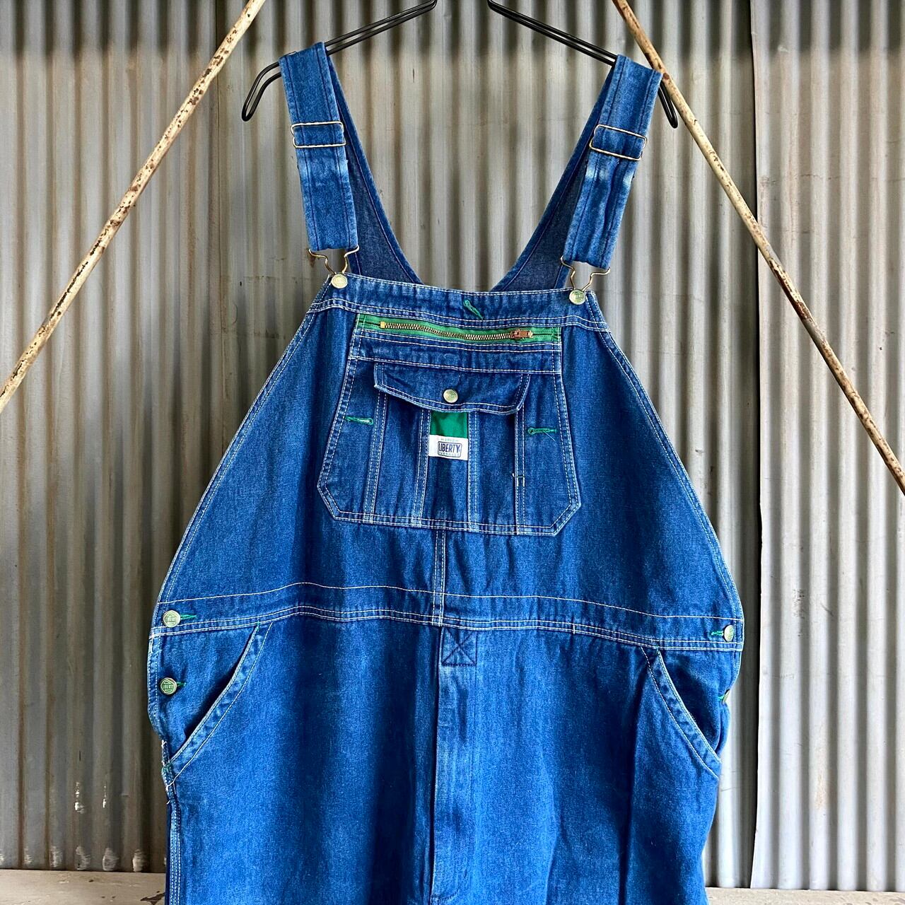 ビッグサイズ LIBERTY リバティー デニム オーバーオール メンズW46