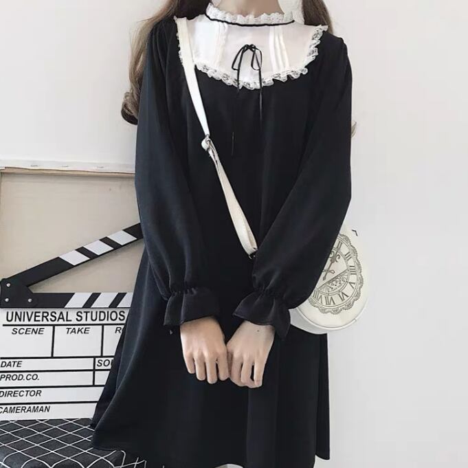 ゴシックワンピース Lukulumocha ルクルモカ ガーリー系スウィート ビターファッション ゴシックワンピース Lukulumocha ルクルモカ ガーリー系スウィート ビターファッション