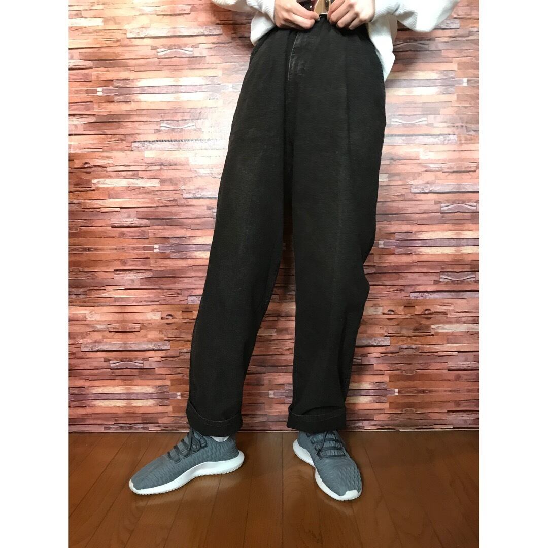 dockers ブラックデニム スラックス 90s 90's DOCKERS デニムスラックス | 古着屋 Boogie