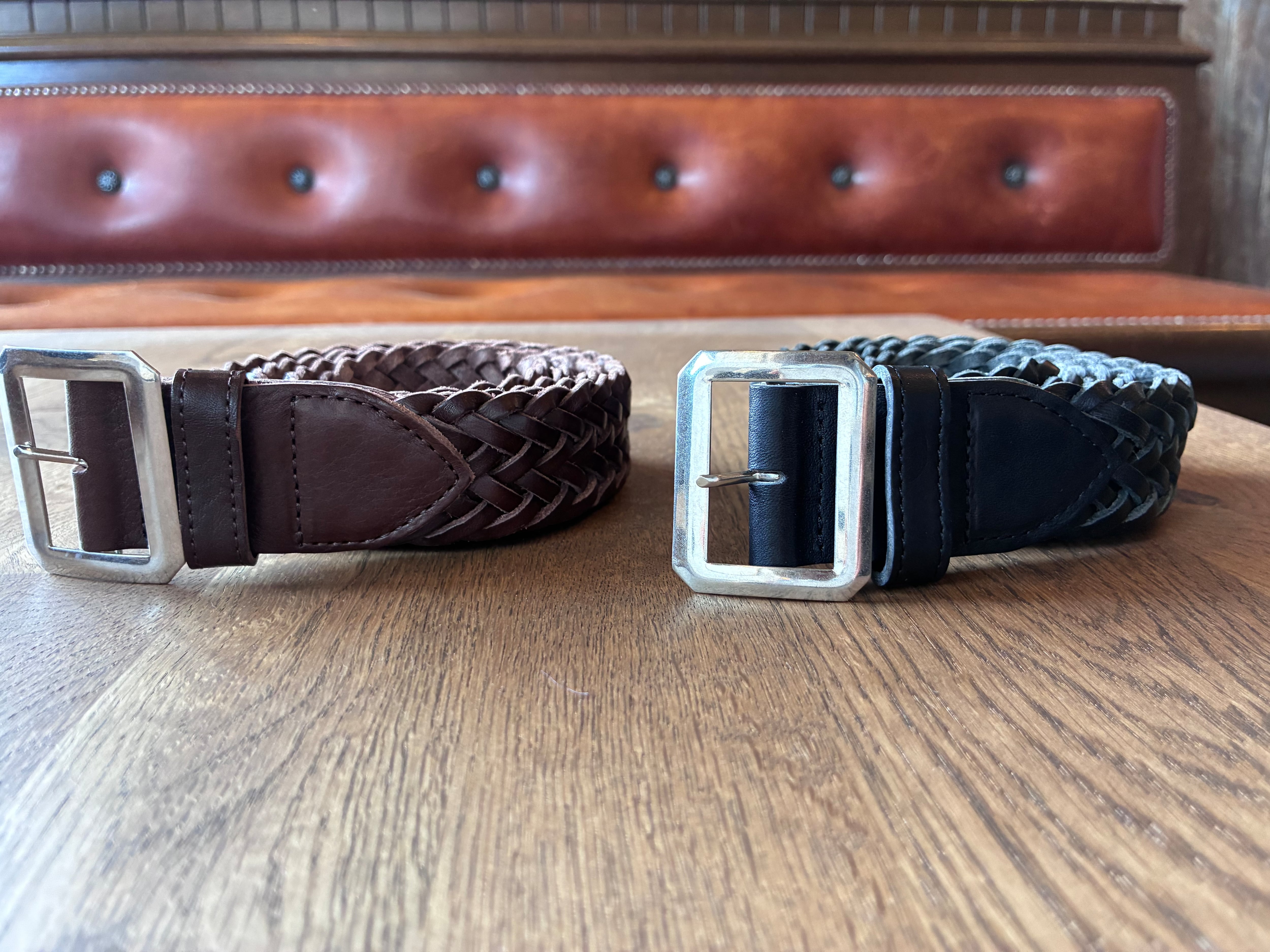 PHIGVEL】Leather Mesh Belt | GLB STORE