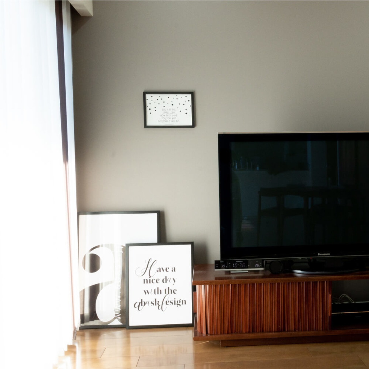 【ネコポス便】アートポスター[Look at the stars]0016