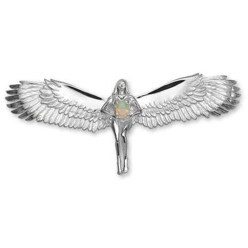 【TaroWashimi 鷲見太郎 Pendant ペンダント】エンジェルペンダントw/カットオパール6×4【送料無料】