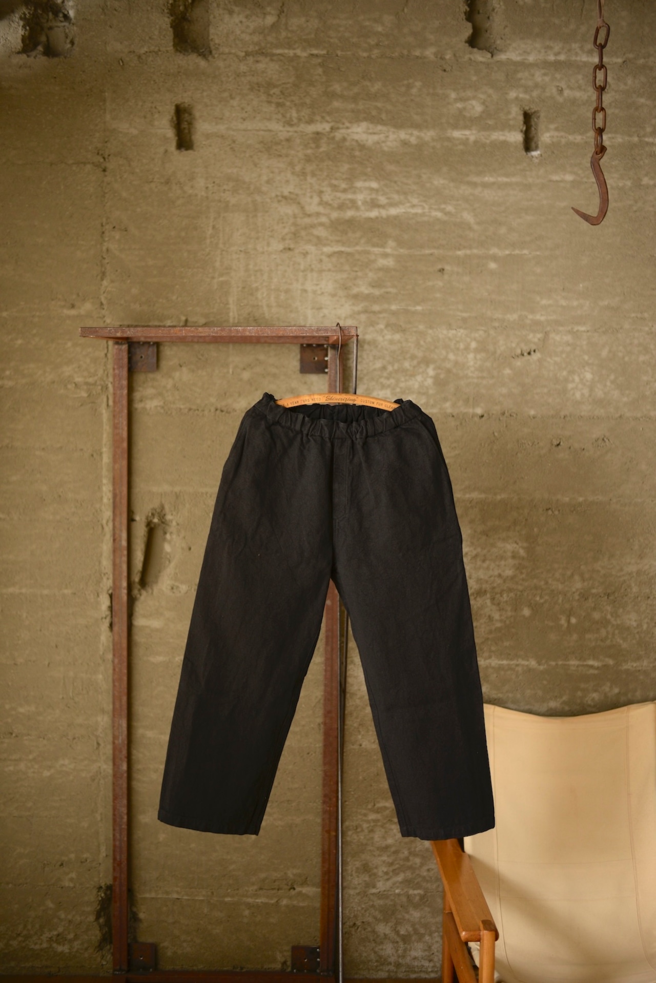 MITTAN / 亜麻苧麻ワイド(黒)